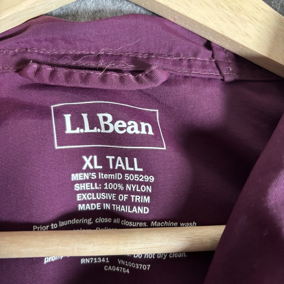 LL Bean Mountain Classic Anorak Men's XL Tall Colorblock Gorpcore 505299 - Picture 3 of 8